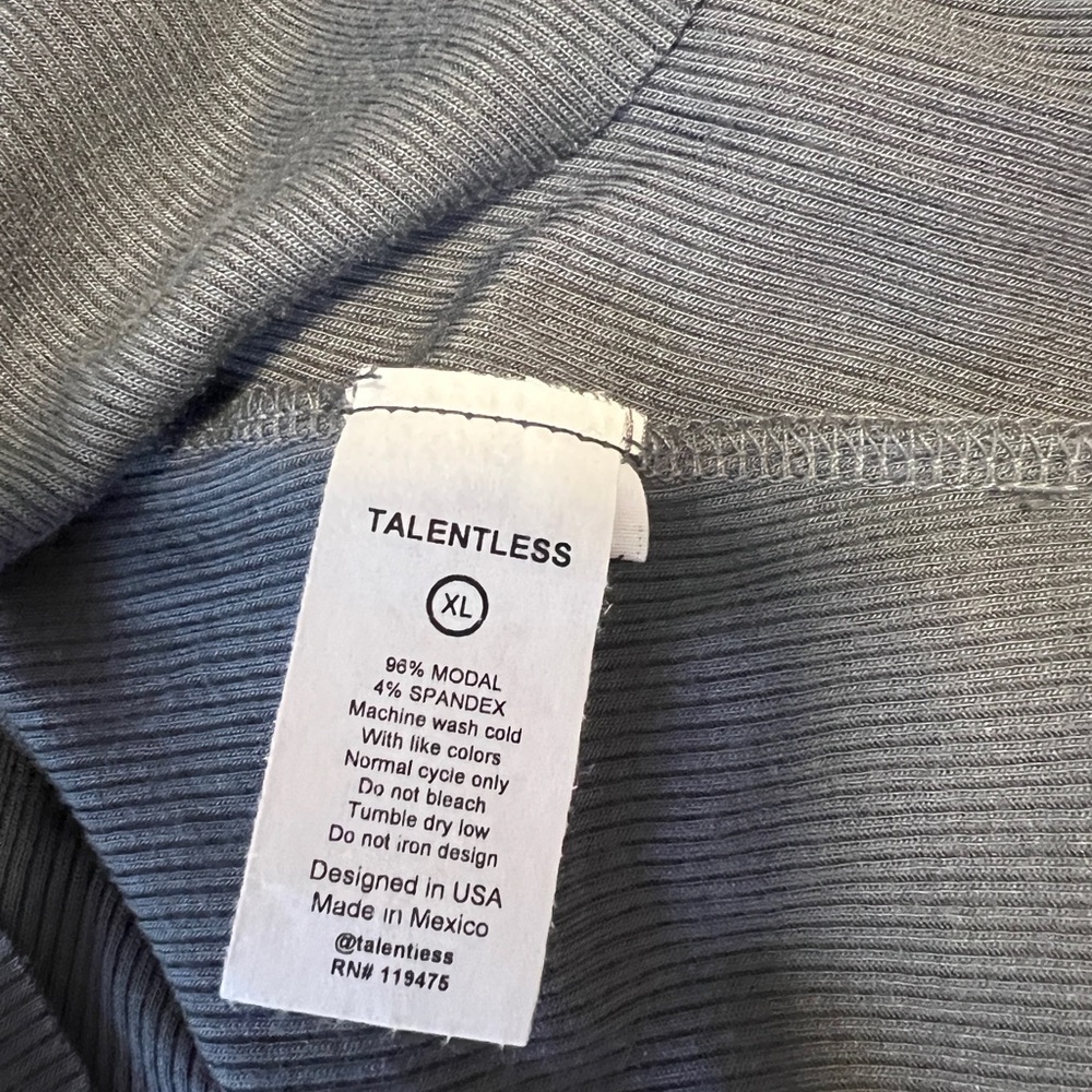TALENTLESS Rib Halter Tank XL - Picture 5 of 5